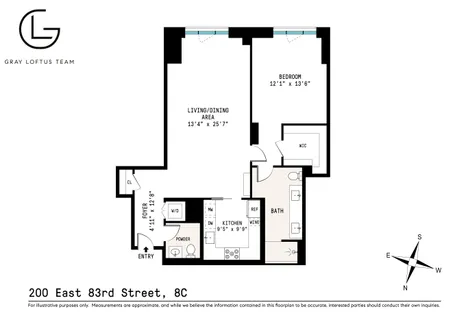 $3,100,000 | 200 East 83rd Street, Unit 8C | Upper East Side