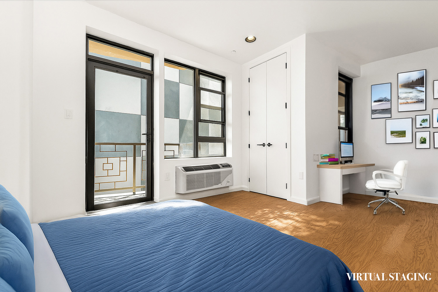 452 Lafayette Avenue, Unit 4R Brooklyn, NY 11205 - Photo 11 of 15 a bedroom with a bed and a window