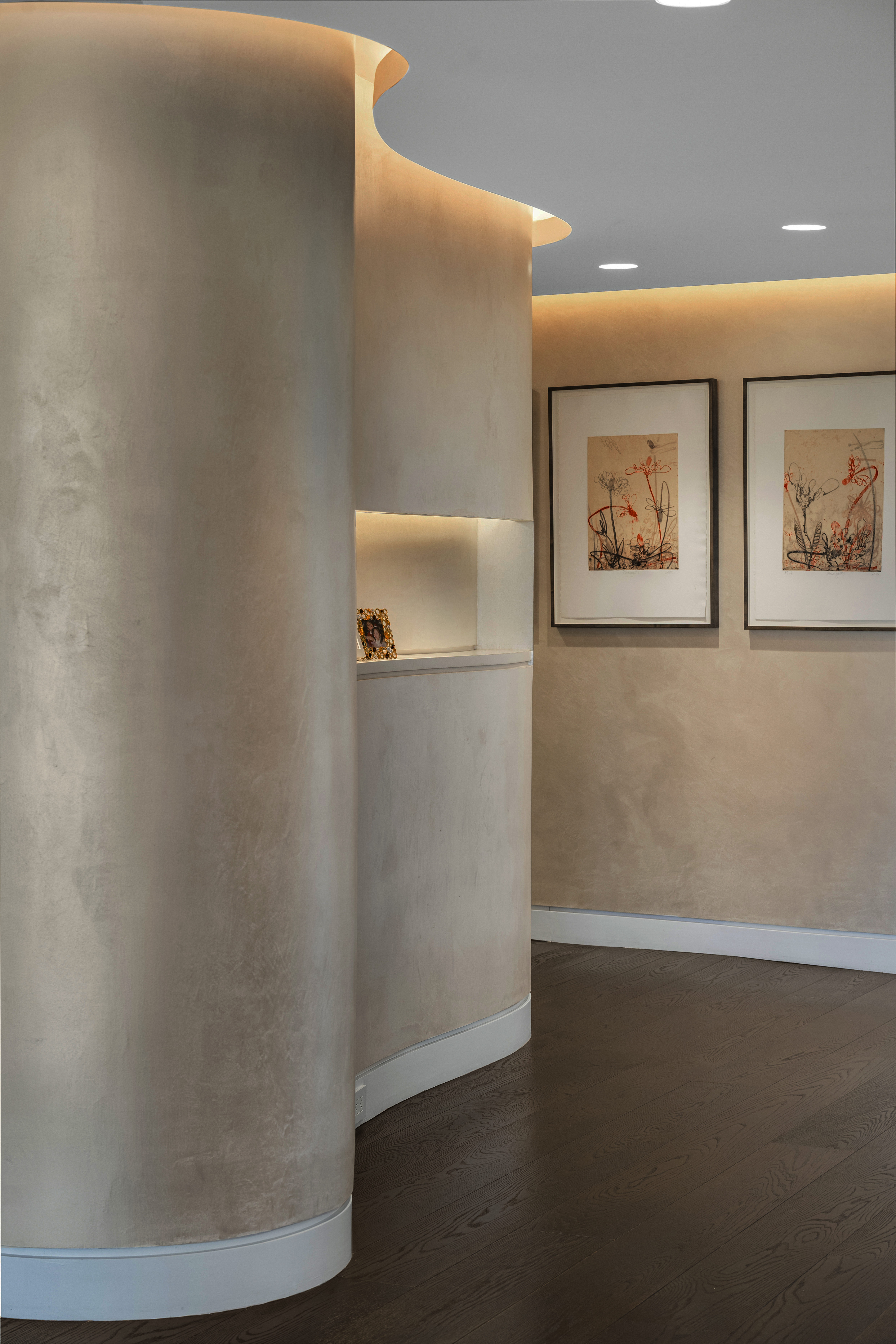 200 Central Park South, Unit 20DEF Manhattan, NY 10019 - Photo 3 of 16 a view of a hallway with wooden floor