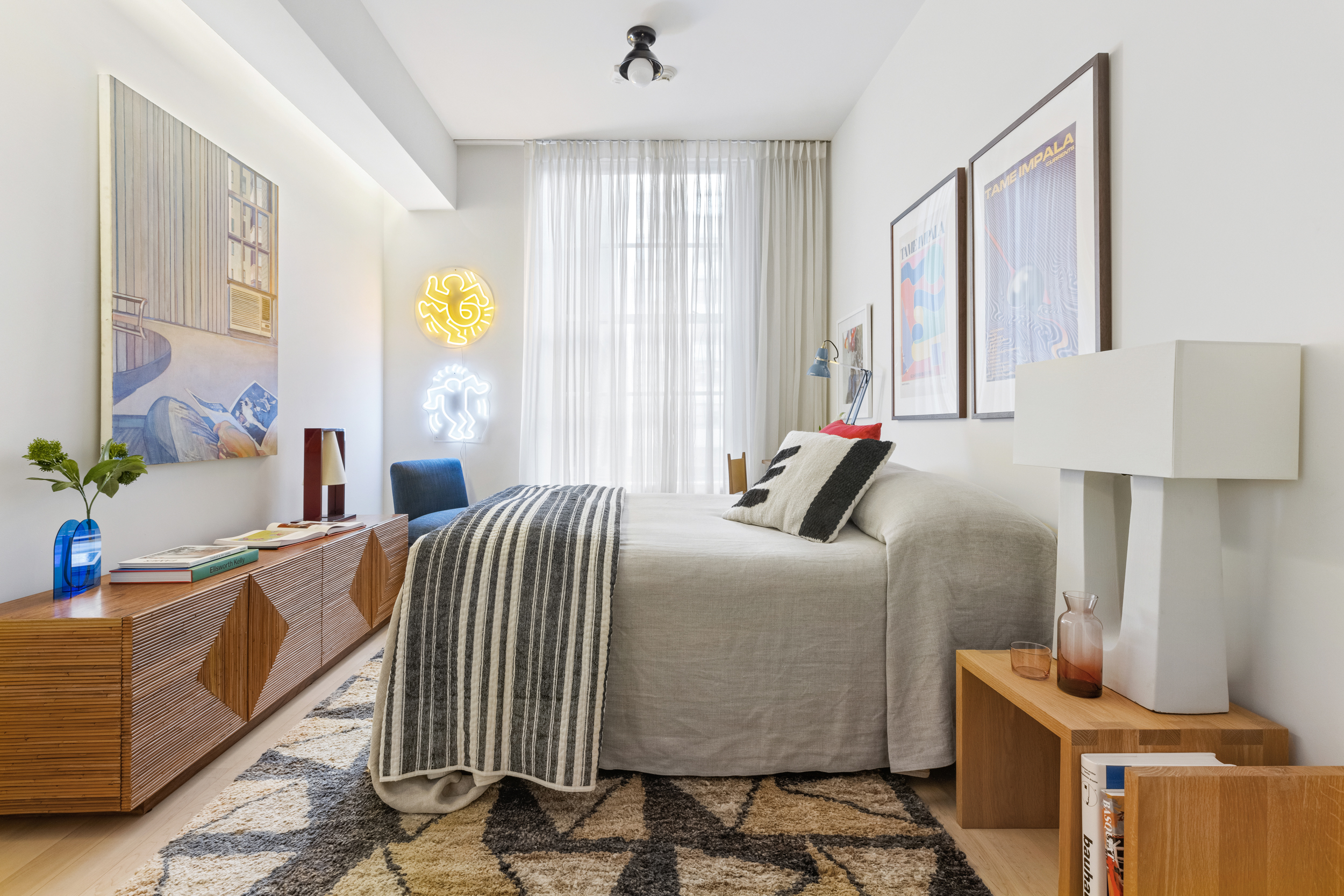 144 Franklin Street, Unit 3 Manhattan, NY 10013 - Photo 21 of 23 a bedroom with bed and window