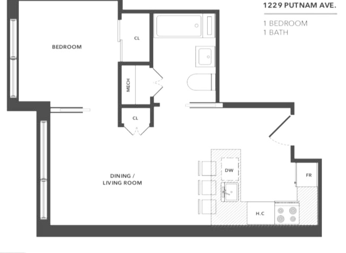 1229 Putnam Avenue, Unit 3B Brooklyn, NY 11221 - Photo 7 of 7 Gallery Image 7
