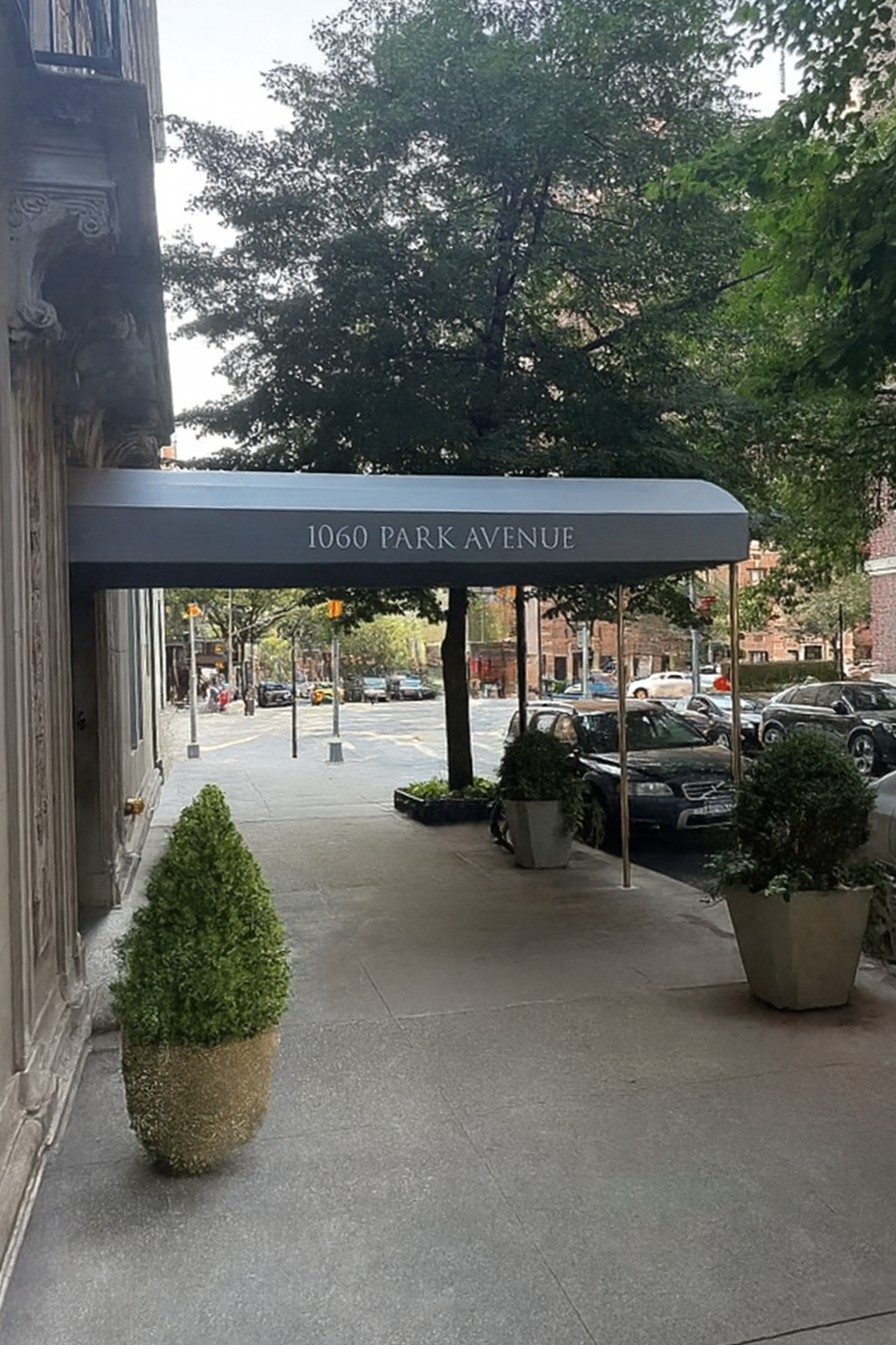 1060 Park Avenue, Unit 11A Manhattan, NY 10128 - Photo 10 of 11 a view of a patio with table and chairs and potted plants