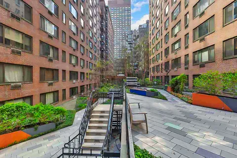 a front view of a building