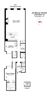 $3,999,000 | 22 Mercer Street, Unit 3A | SoHo