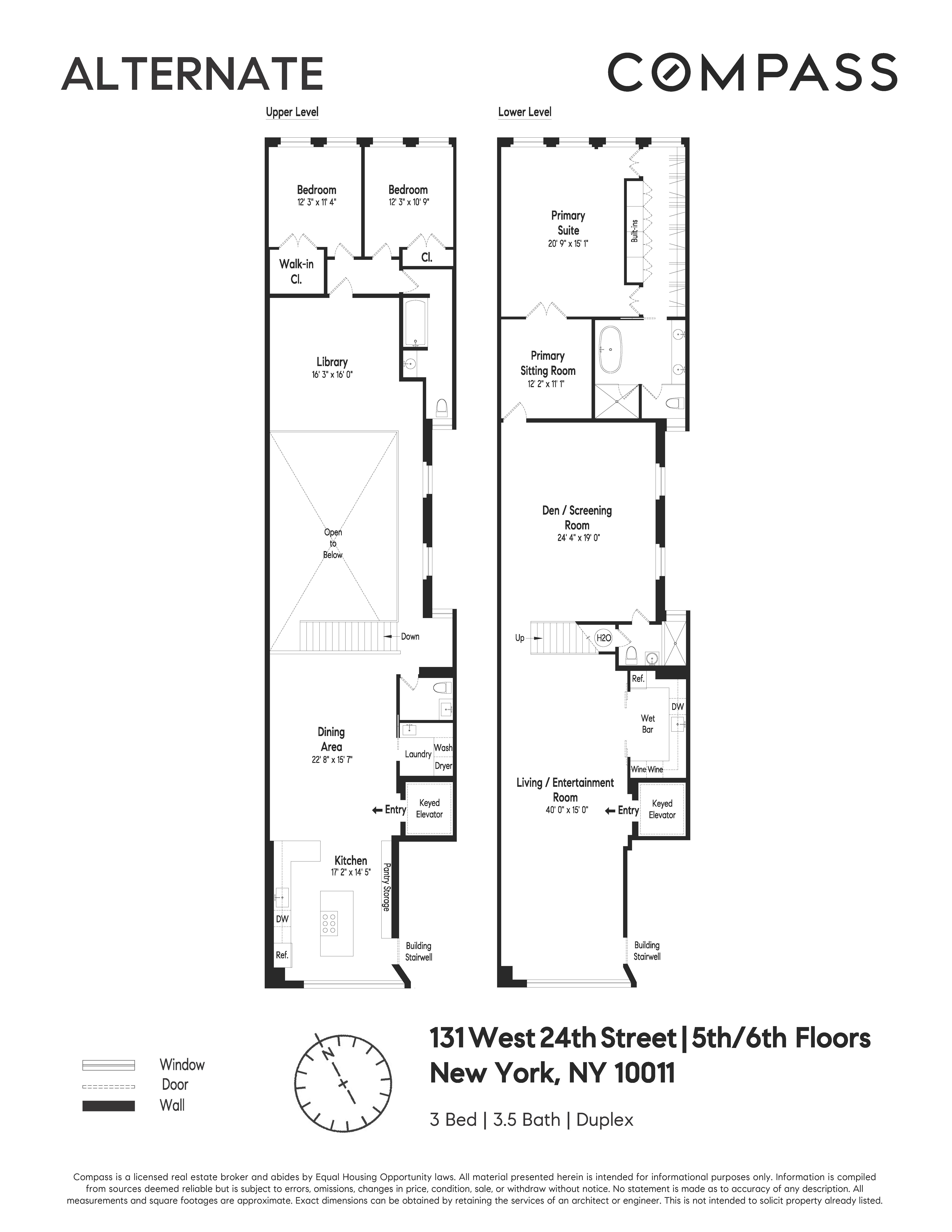 131 West 24th Street Manhattan, NY 10011 - Photo 16 of 16 a picture of a floor plan