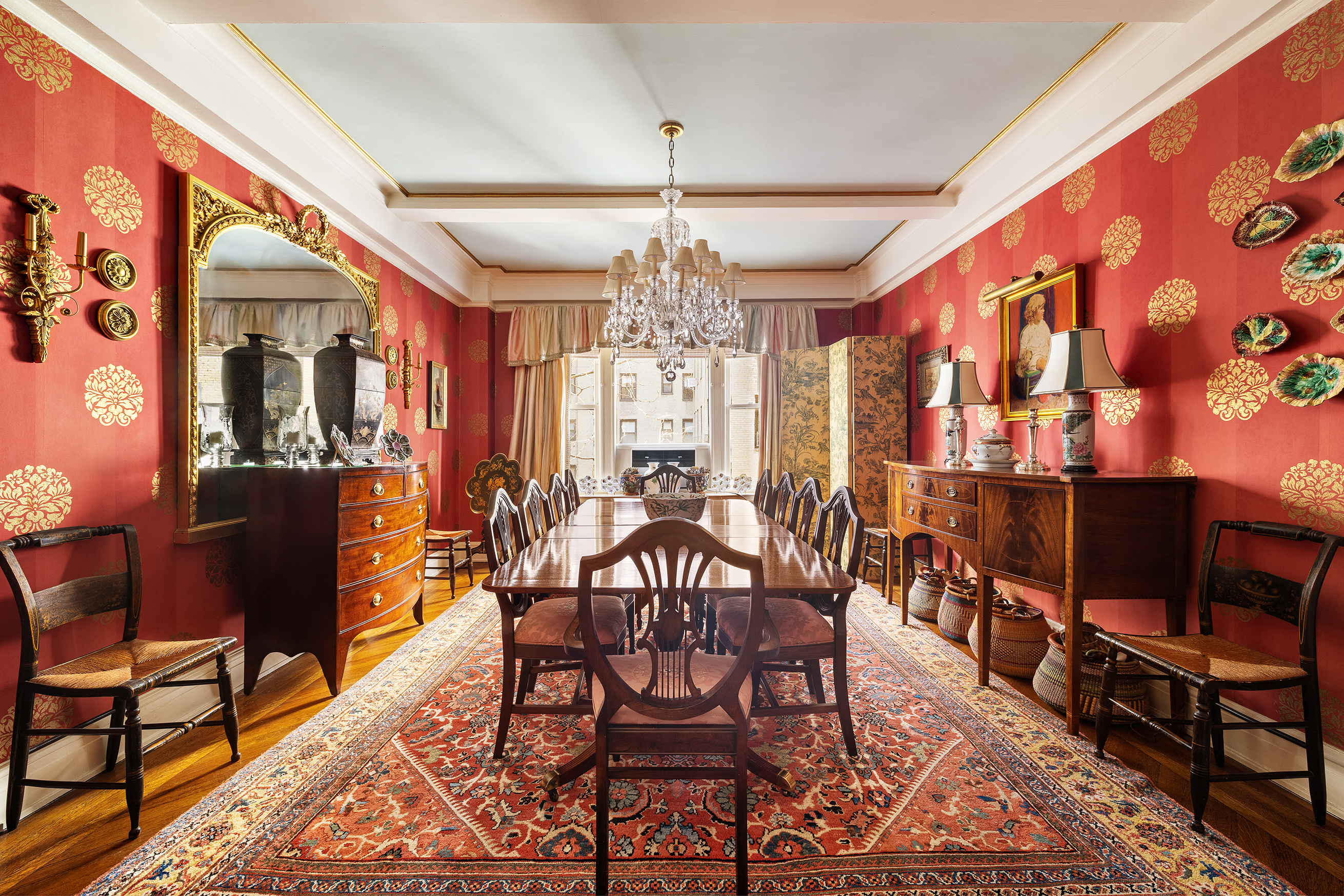 70 East 77th Street, Unit 6A Manhattan, NY 10075 - Photo 5 of 17 a view of a dining room with furniture and window