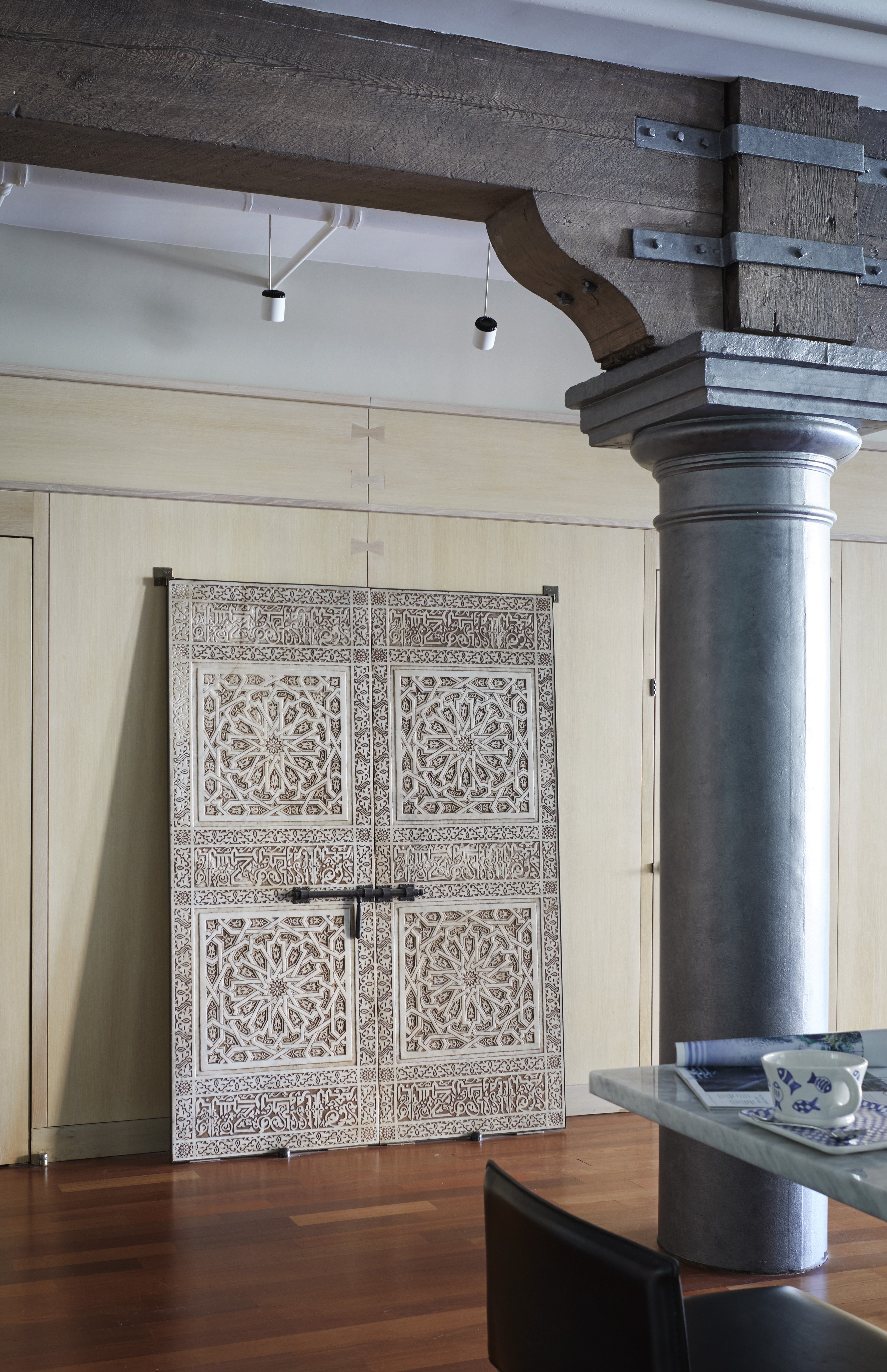 44 Laight Street, Unit 2A Manhattan, NY 10013 - Photo 6 of 28 a view of room with window and wooden floor