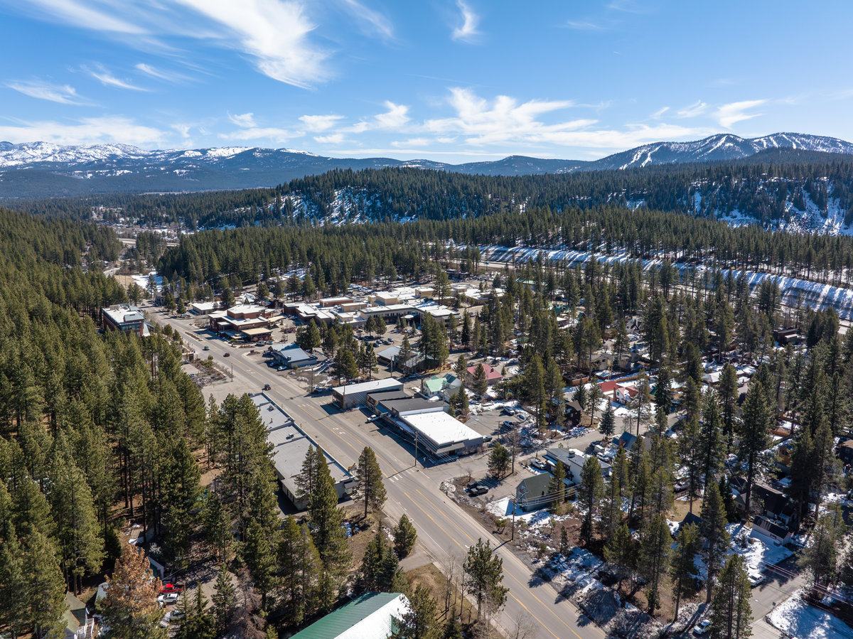 11105 Donner Pass Road Truckee, CA 96161 - Photo 11 of 13 a view of a city with mountains in the background