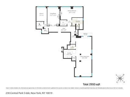 $7,995,000 | 230 Central Park South, Unit 6DE | Central Park South