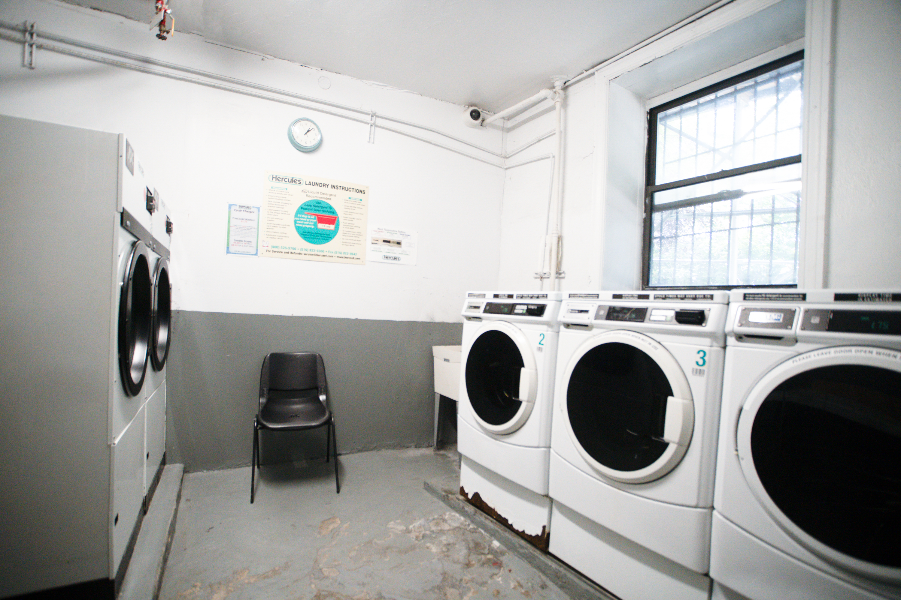 750 Riverside Drive, Unit 4E Manhattan, NY 10031 - Photo 10 of 11 a utility room with dryer and washer