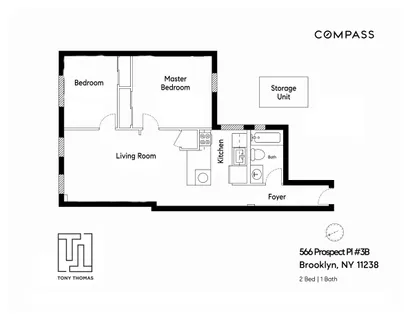 $800,000 | 566 Prospect Place, Unit 3B | Crown Heights