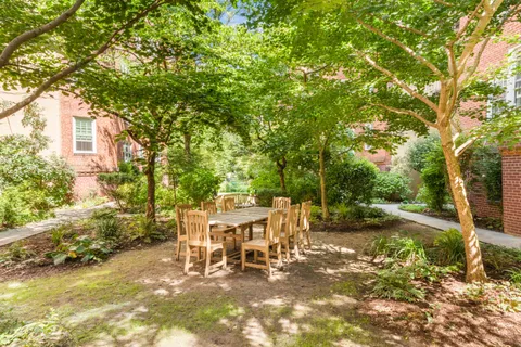 a view of a outdoor space with a patio