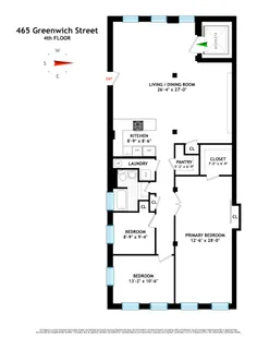 $3,198,000 | 465 Greenwich Street, Unit 4 | TriBeCa