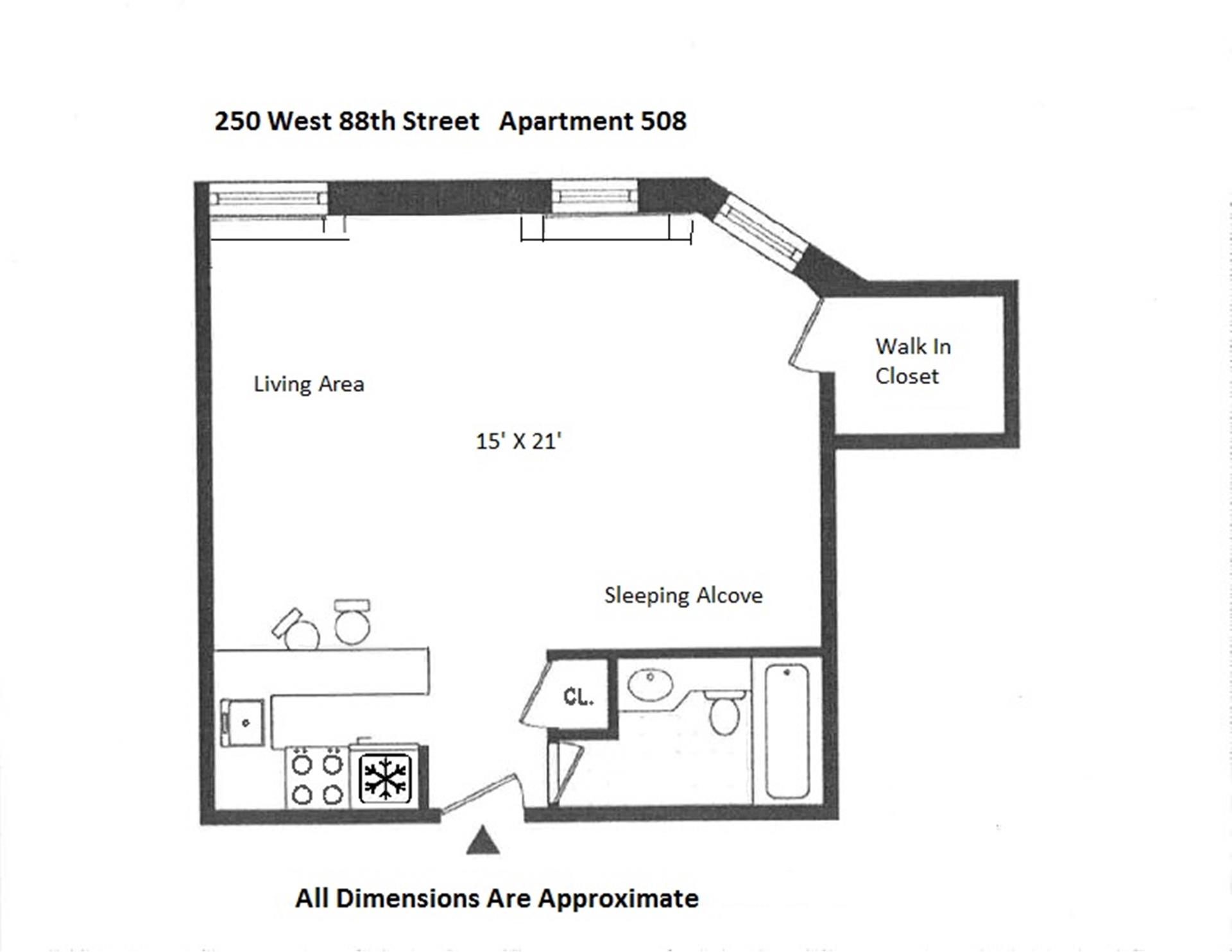 250 West 88th Street, Unit 508 Manhattan, NY 10024 - Photo 9 of 9 unknown