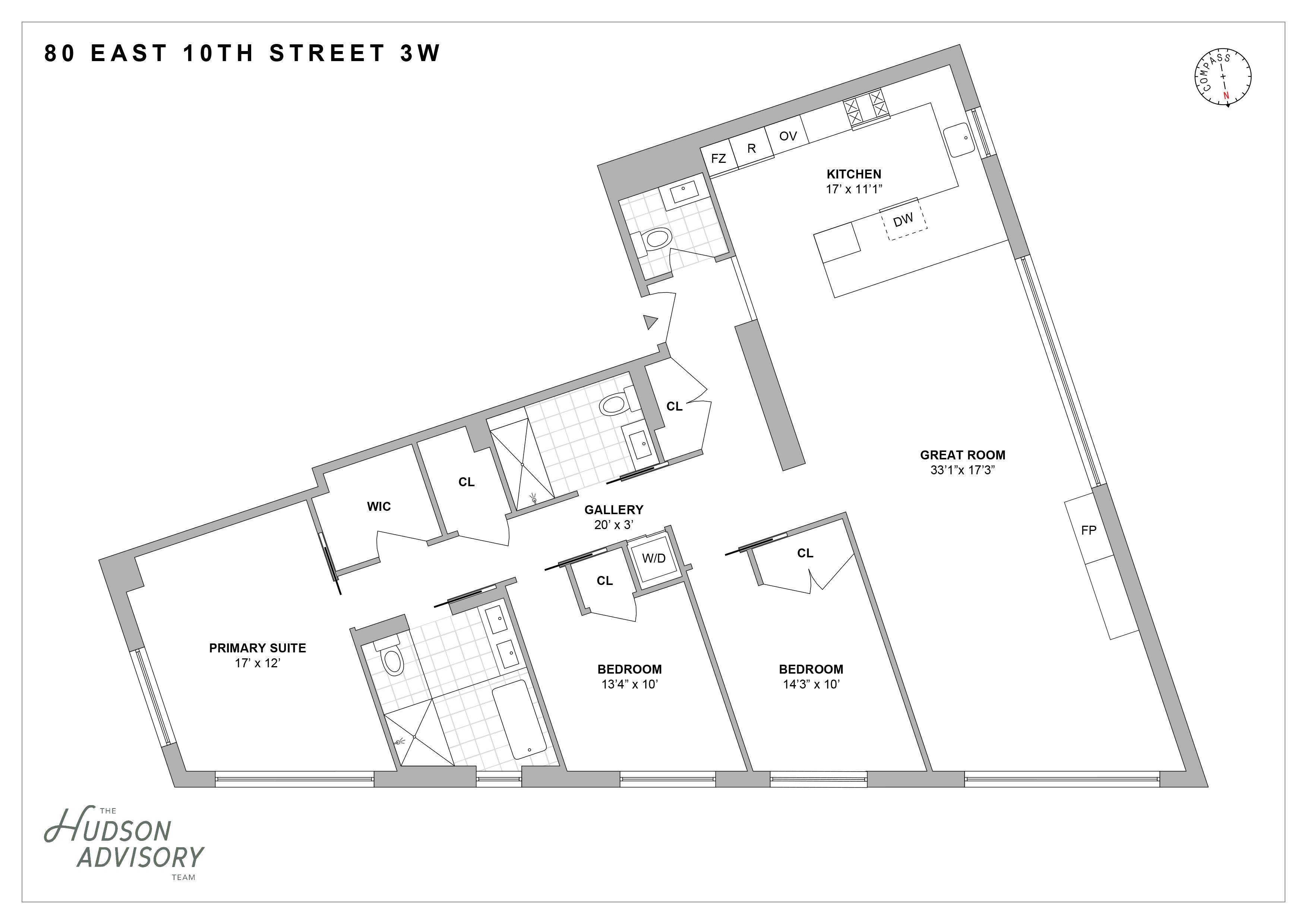 80 East 10th Street, Unit 3W Manhattan, NY 10003 - Photo 19 of 19 Gallery Image 19