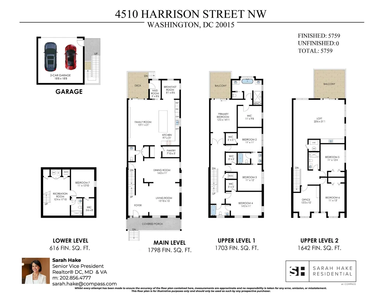 $3,400,000 | 4510 Harrison Street Northwest, Washington, DC 20015
