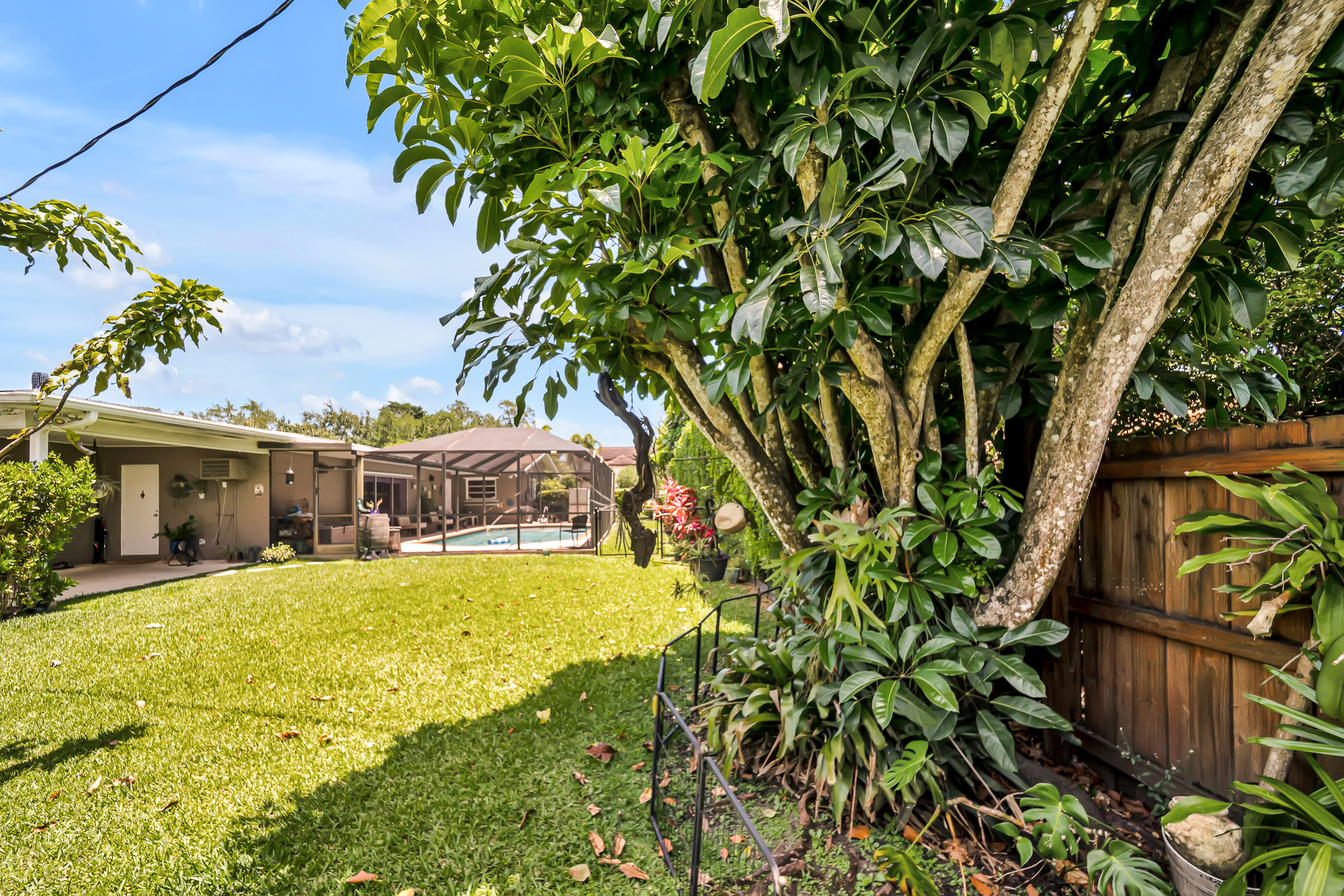 6760 Southwest 62nd Terrace Miami, FL 33143 - Photo 37 of 38 a view of a house with a big yard and large trees