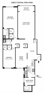 $2,750,000 | 860 5th Avenue, Unit 3H | Lenox Hill