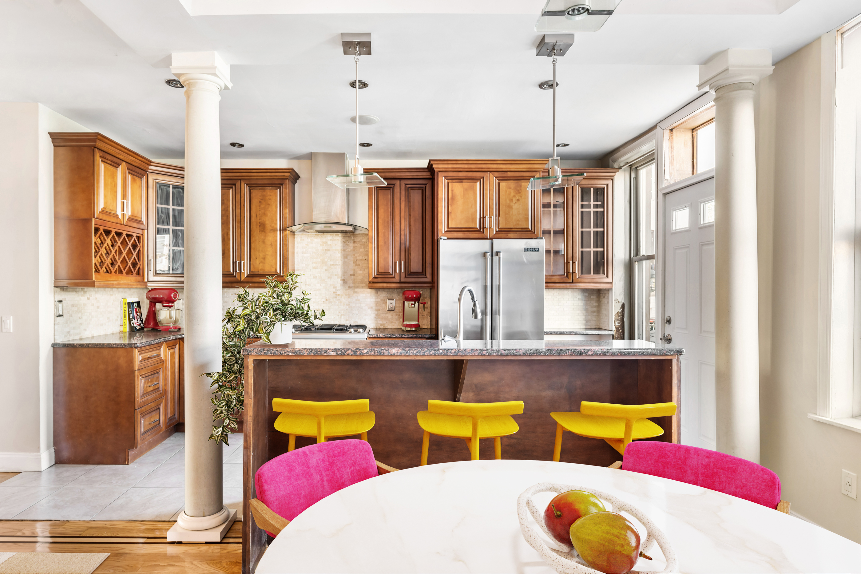 60-13 Menahan Street, Unit 1 Queens, NY 11385 - Photo 5 of 19 a view of a dining room with furniture window and wooden floor
