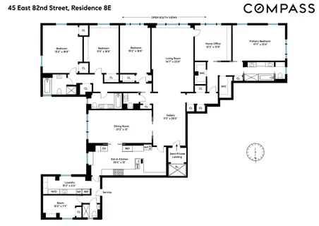 $8,495,000 | 45 East 82nd Street, Unit 8-EAST | Upper East Side