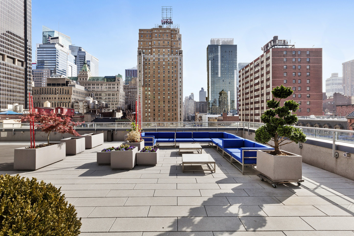 247 West 46th Street, Unit 2305 Manhattan, NY 10036 - Photo 9 of 13 a view of city with tall buildings