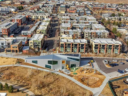 a view of a large building