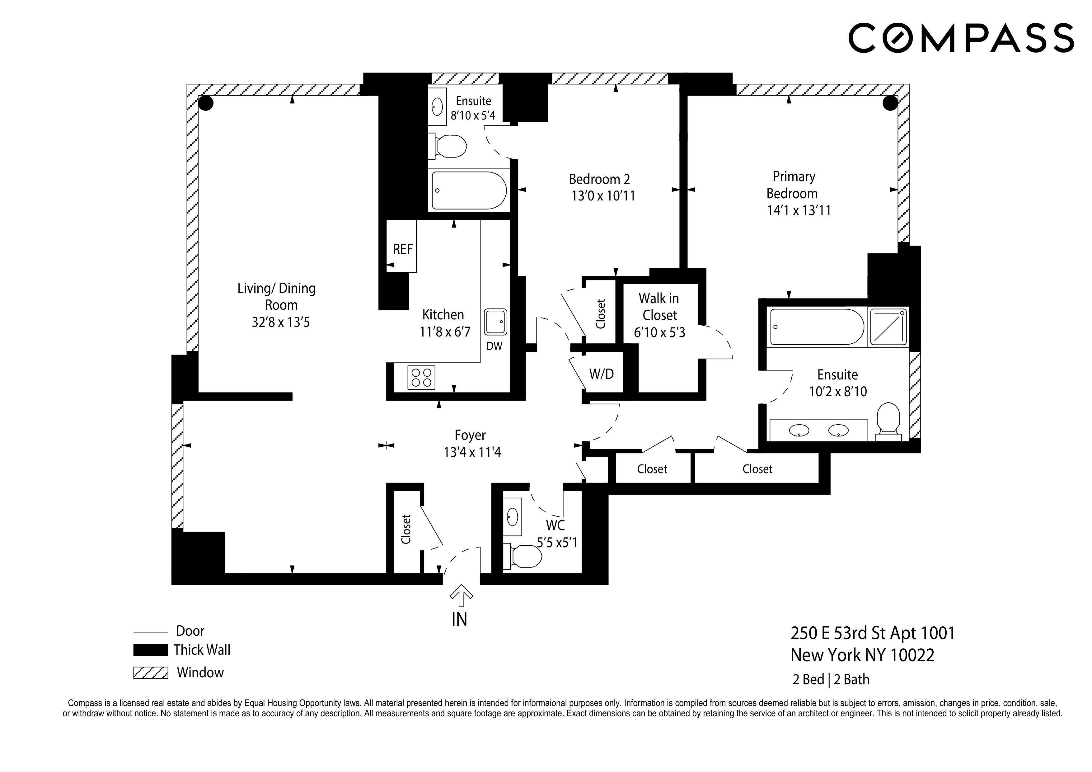 250 East 53rd Street, Unit 1001 Manhattan, NY 10022 - Photo 18 of 18 a picture of a black and white photo