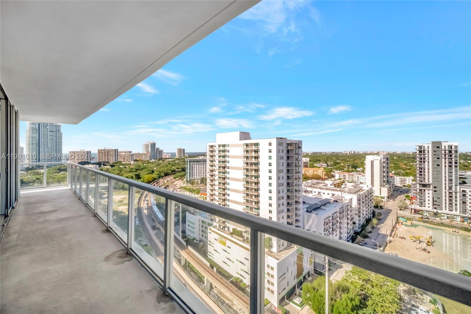 79 Southwest 12th Street, Unit 2201S Miami, FL 33130 - Photo 12 of 33 a view of city from a balcony
