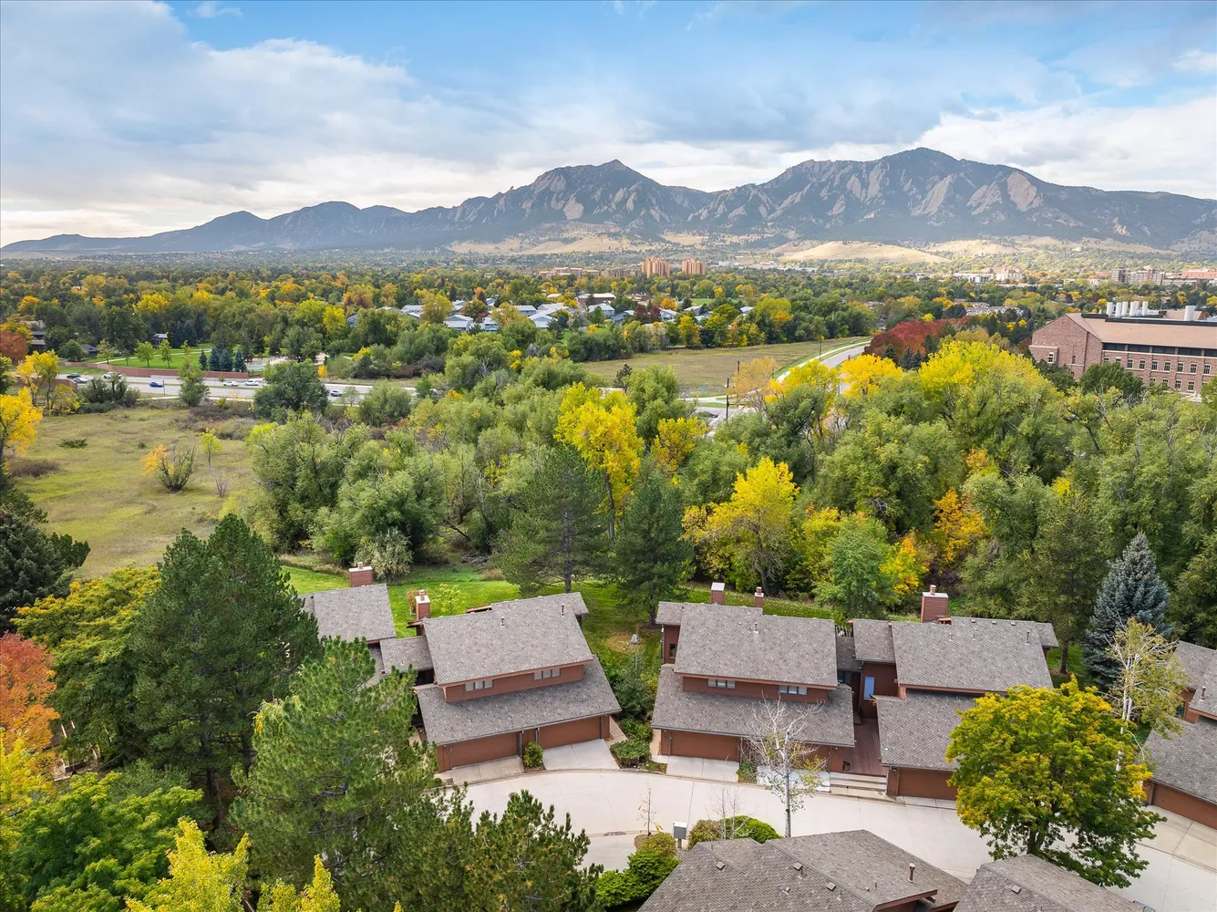 a view of a lake with a mountain