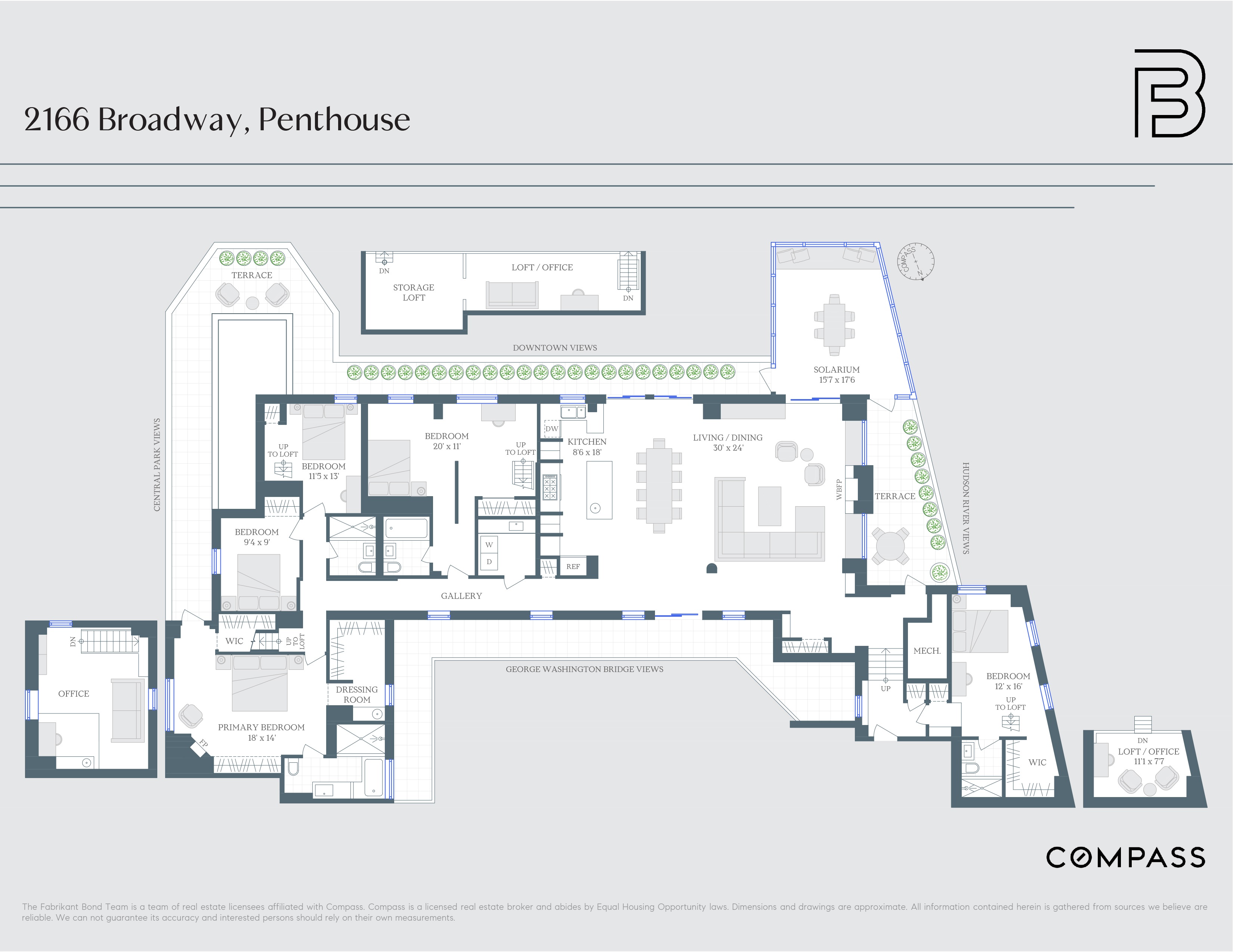 2166 Broadway, Unit PH Manhattan, NY 10024 - Photo 37 of 37 a bathroom with a bathtub and a sink