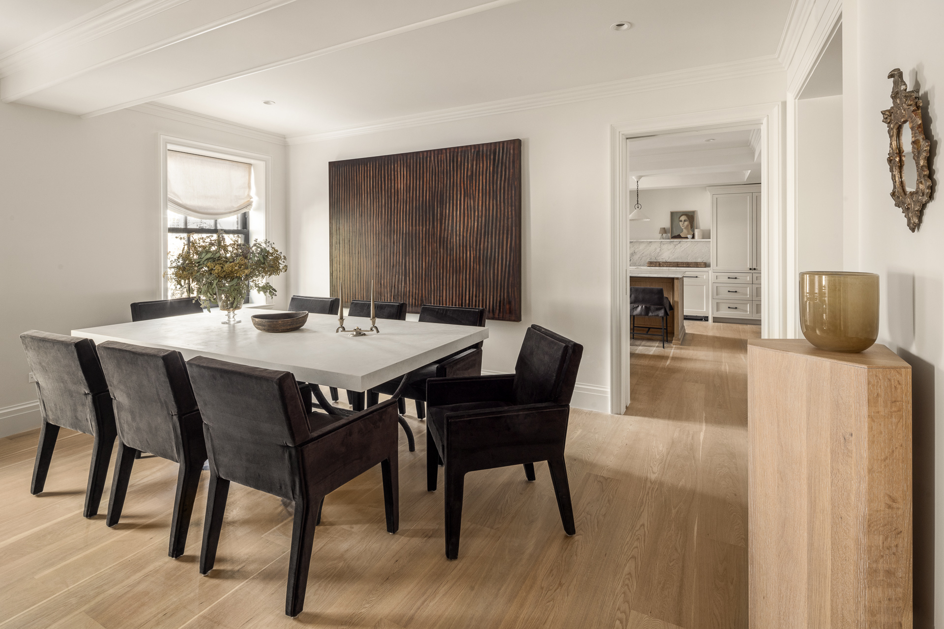 118 West 13th Street, Unit 4 Manhattan, NY 10011 - Photo 7 of 21 a view of a dining room with furniture and wooden floor