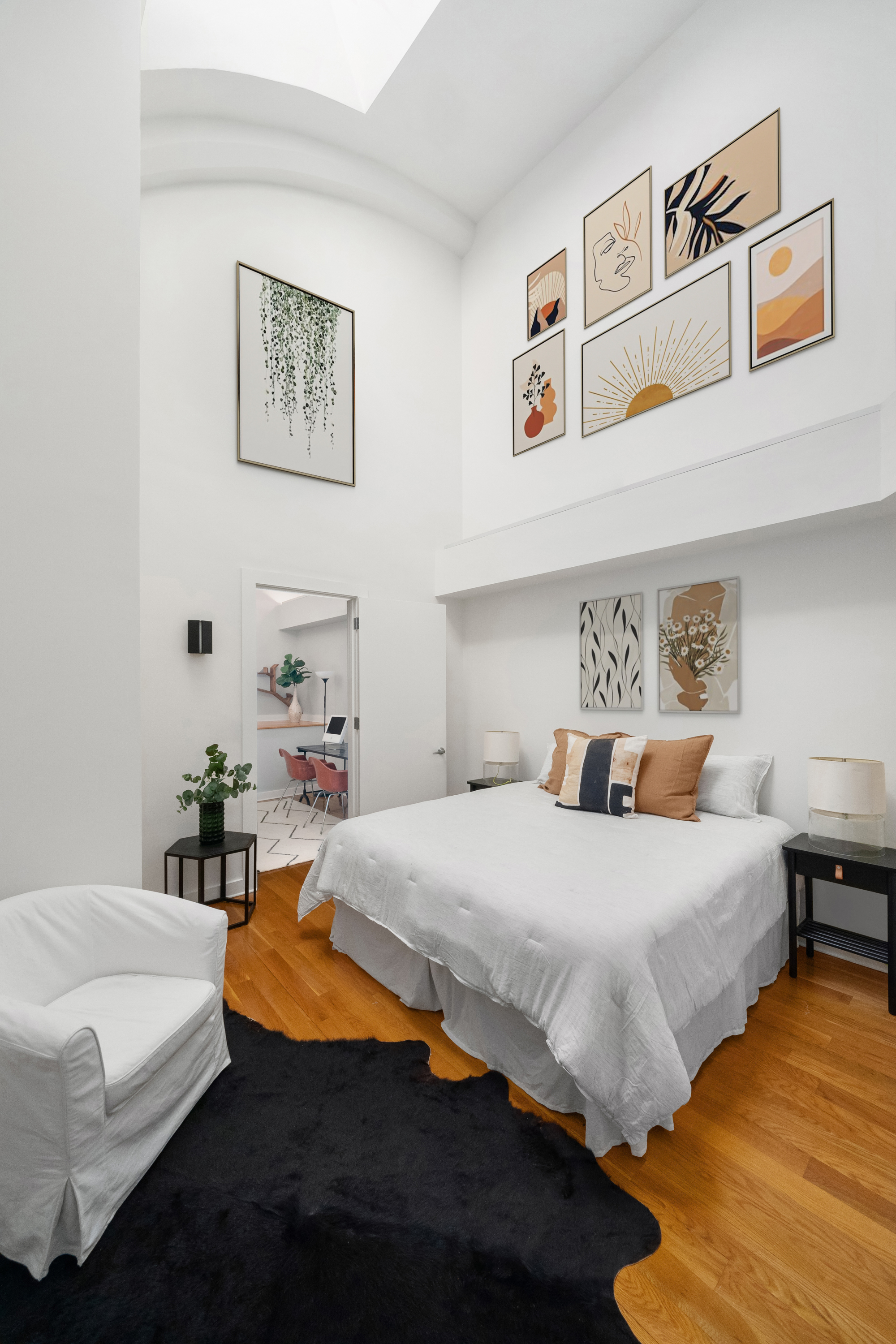 401 Hicks Street, Unit A3I Brooklyn, NY 11201 - Photo 8 of 16 a bedroom with a bed and wooden floor