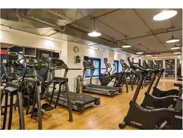 a view of a city with tall buildings