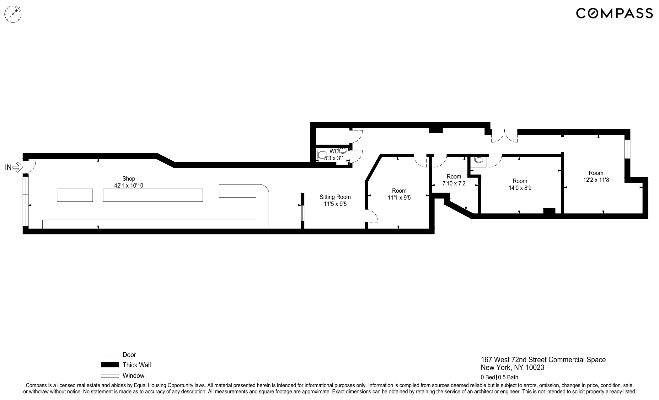 167 West 72nd Street Manhattan, NY 10023 - Photo 17 of 25 a picture of a bench in front of a