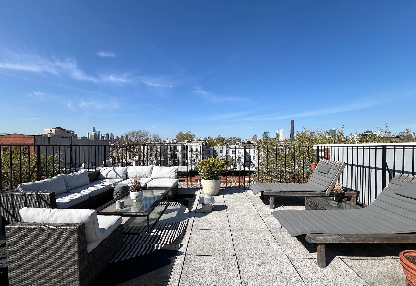 148 Luquer Street, Unit 2 Brooklyn, NY 11231 - Photo 18 of 22 a terrace with outdoor seating and city view
