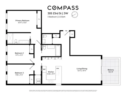 $1,850,000 | 305 23rd Street, Unit 3W | Greenwood Heights