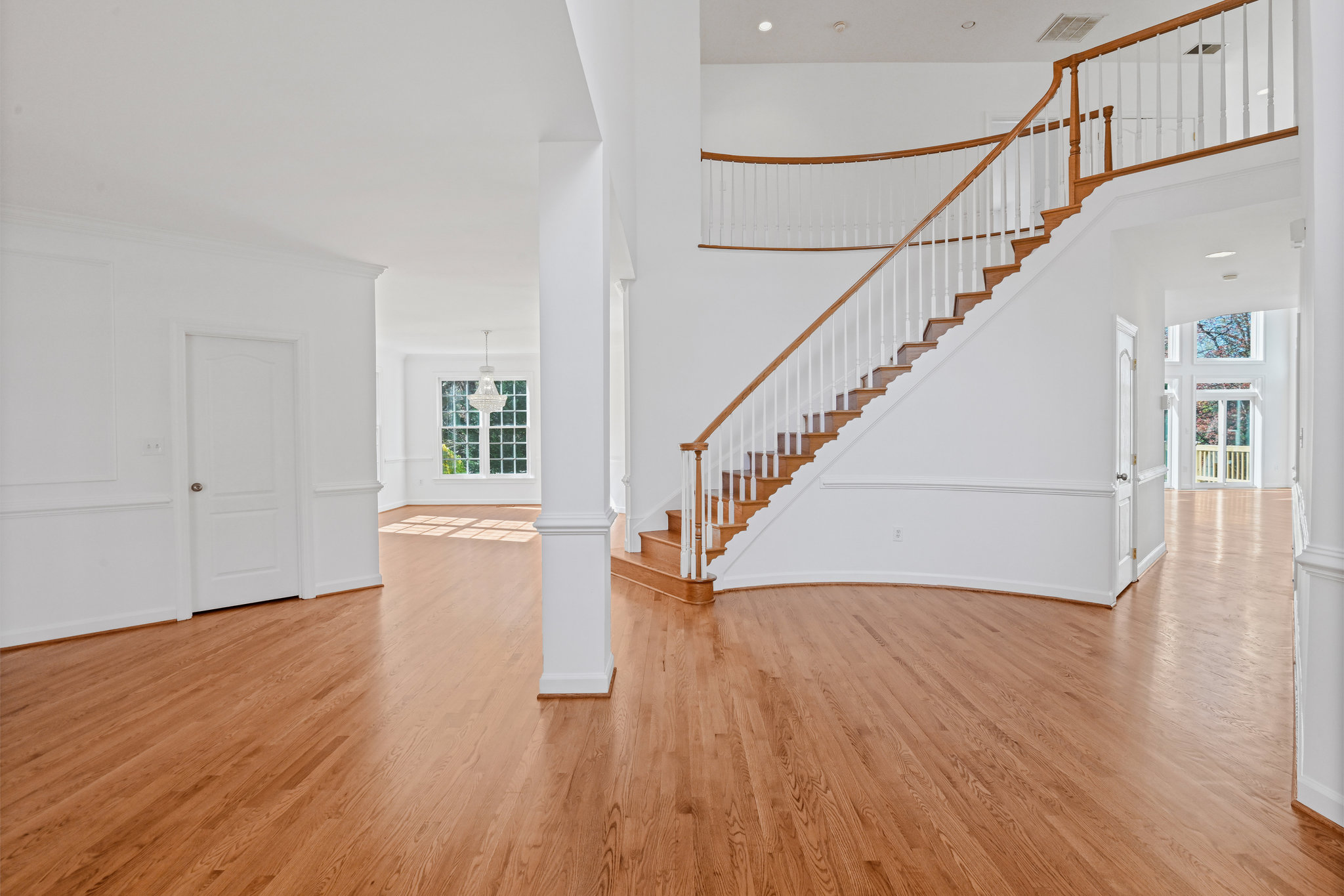 2628 Five Oaks Road Vienna, VA 22181 - Photo 5 of 40 a view of entryway and hall with wooden floor
