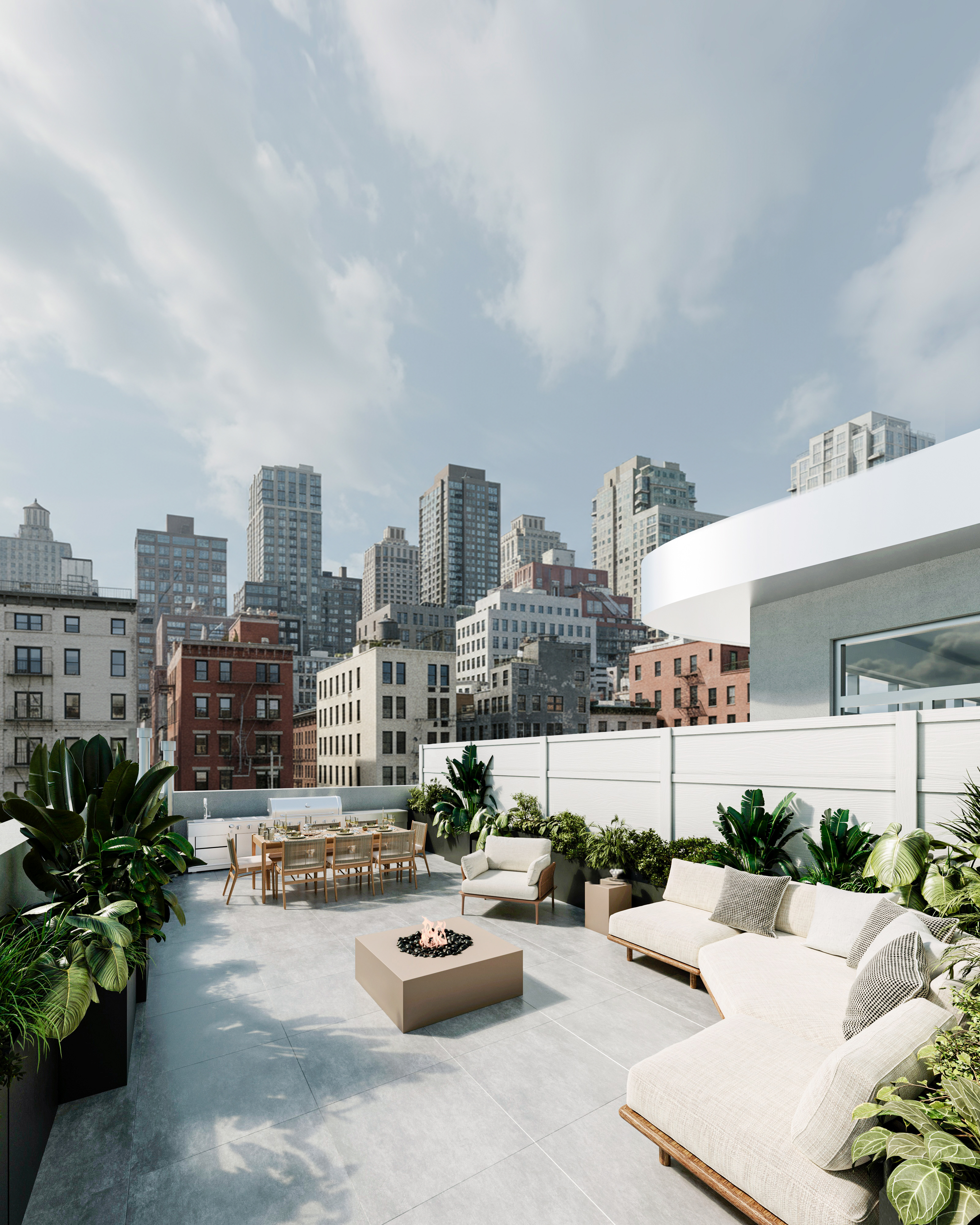 177 Concord Street, Unit 1A Brooklyn, NY 11201 - Photo 11 of 11 a view of a terrace with sitting area
