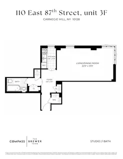 $700,000 | 110 East 87th Street, Unit 3F | Upper East Side