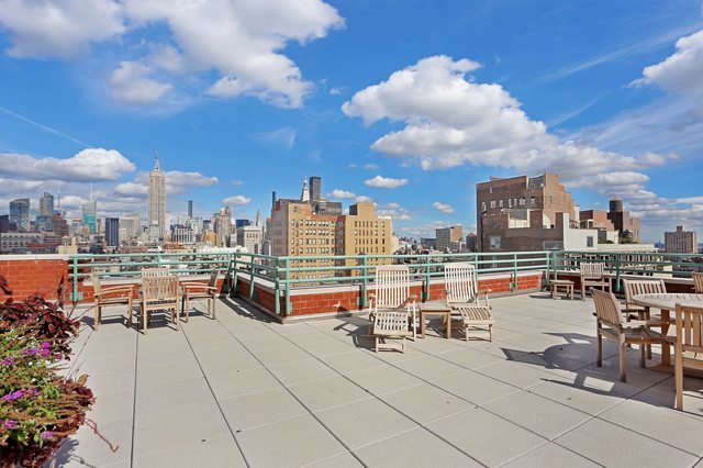 22 West 15th Street, Unit 19D Manhattan, NY 10011 - Photo 14 of 18 a view of a terrace with sitting area