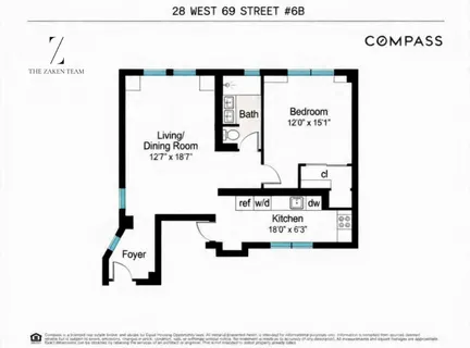 $774,500 | 28 West 69th Street, Unit 6B | Upper West Side
