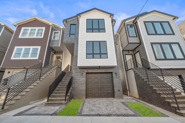 a black and white photo of a painting