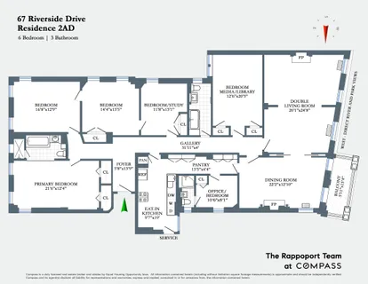 $2,800,000 | 67 Riverside Drive, Unit 2AD | Upper West Side
