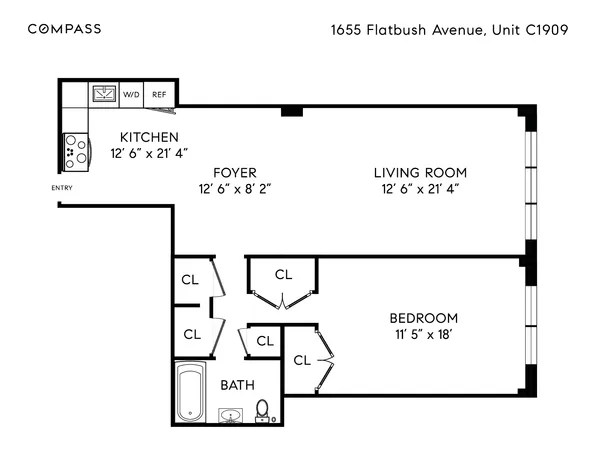 $350,000 | 1655 Flatbush Avenue, Unit C1909 | East Flatbush