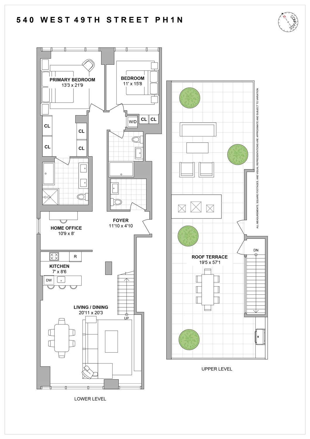 540 West 49th Street, Unit PH1N Manhattan, NY 10019 - Photo 18 of 18 unknown