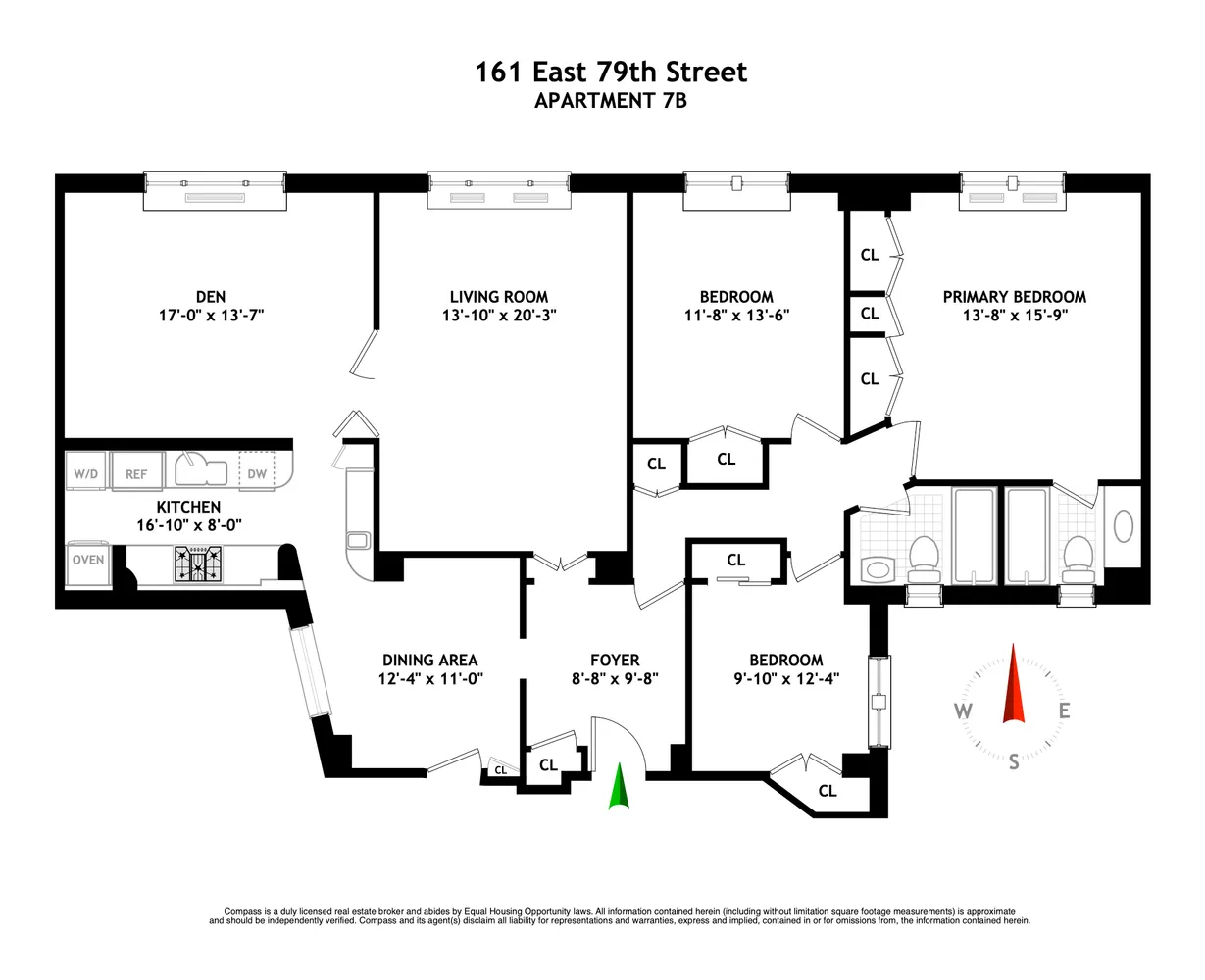 $2,485,000 | 161 East 79th Street, Unit 7B | Upper East Side