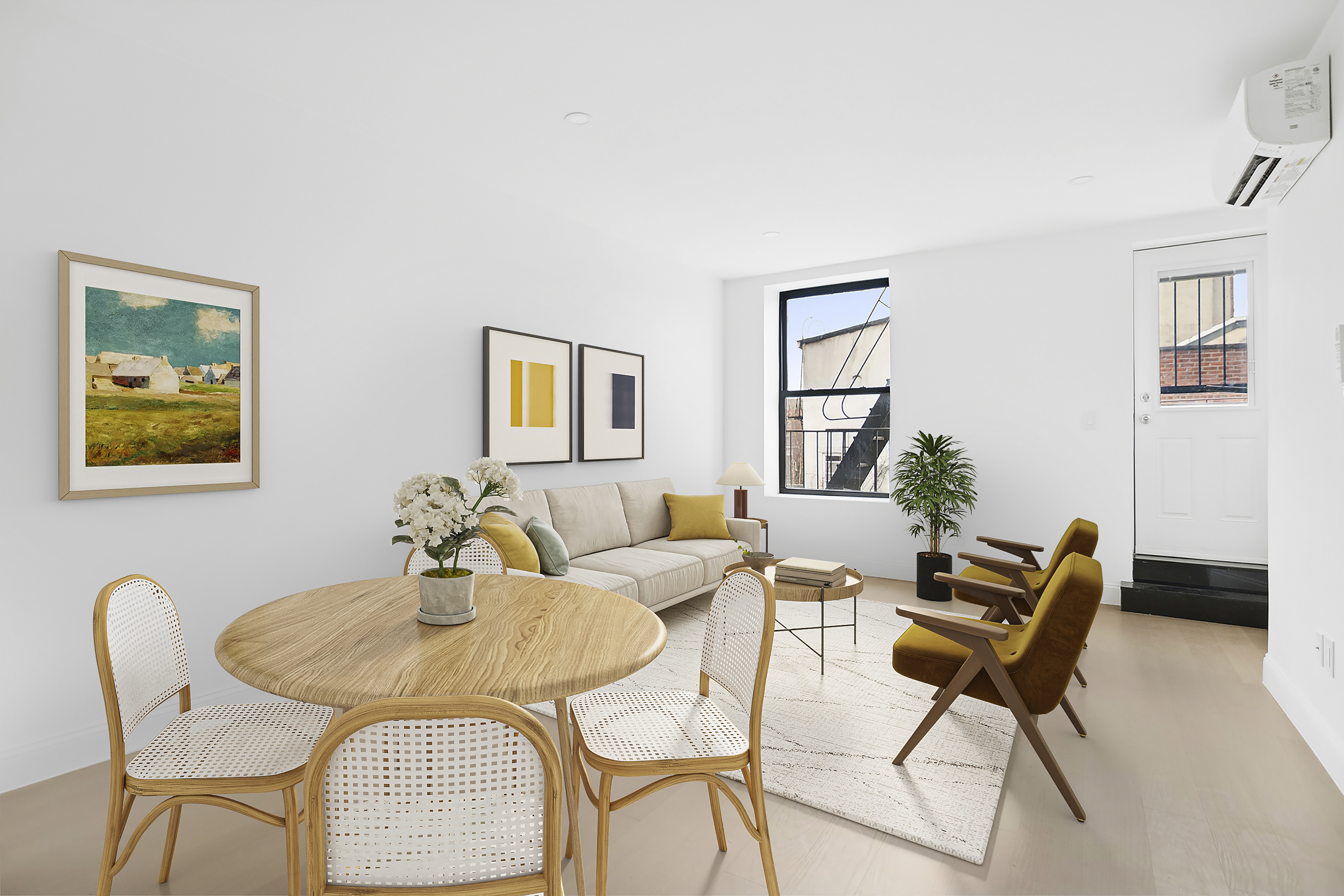 298 Degraw Street, Unit 2 Brooklyn, NY 11231 - Photo 2 of 11 a dining room with furniture and window