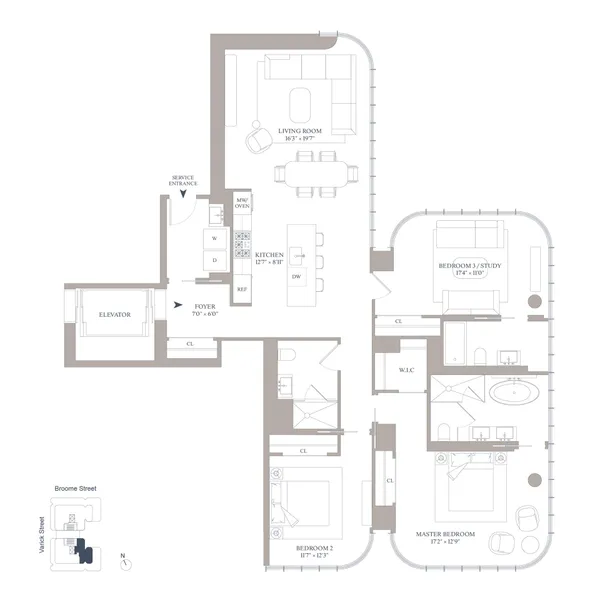 $29,500 | 565 Broome Street, Unit S23B | Hudson Square