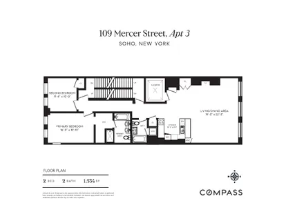 $3,495,000 | 109 Mercer Street, Unit 3 | SoHo