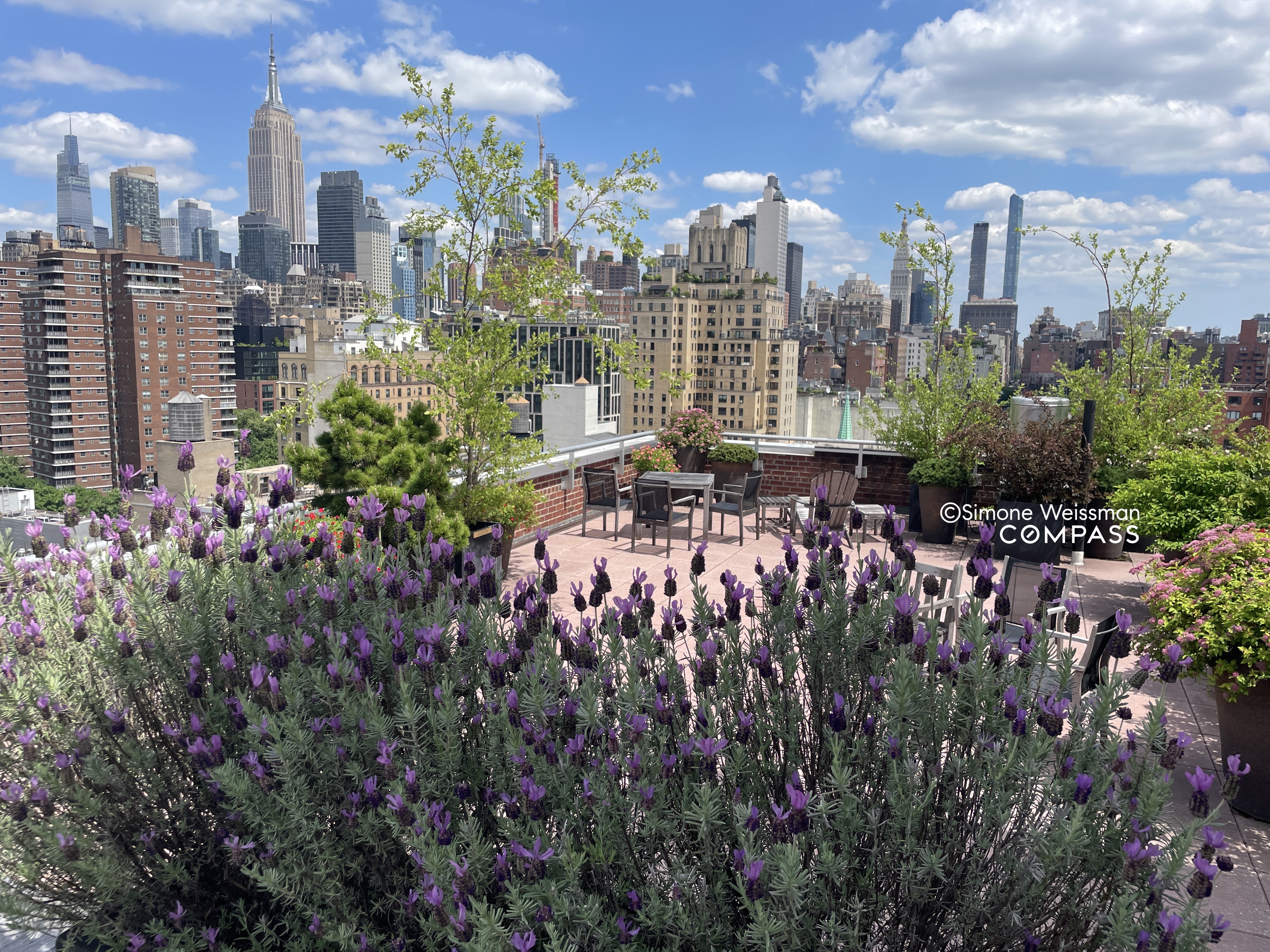 360 West 22nd Street, Unit 12B Manhattan, NY 10011 - Photo 14 of 16 a view of a city with tall buildings